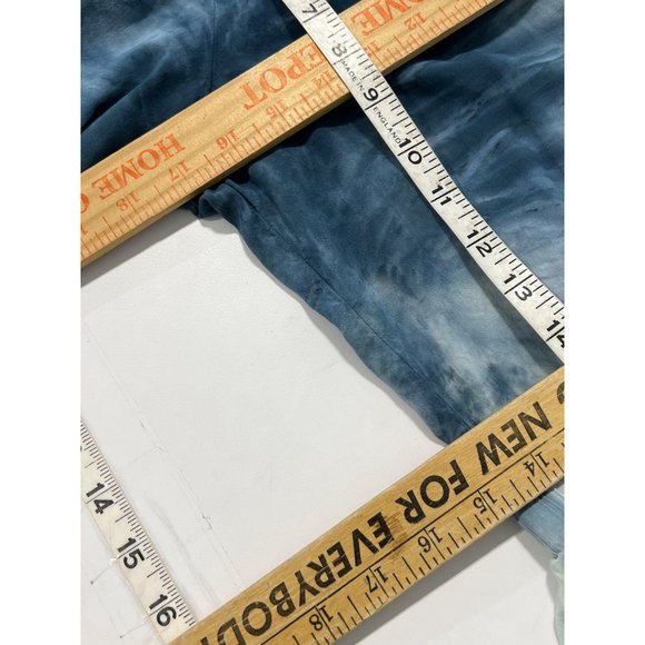 Hard Tail Forever Ombré Long-Sleeve Romper Girls XL 16 Button Green Blue Rayon - Picture 6 of 8